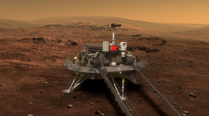 zhurong mars rover landing