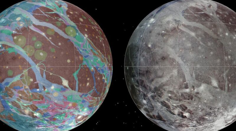 Ganymede moon of Jupiter